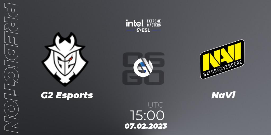 Prognose für das Spiel G2 Esports VS NaVi. 07.02.23. CS2 (CS:GO) - IEM Katowice 2023