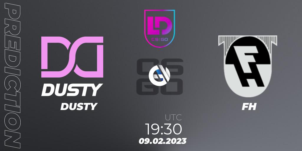Prognose für das Spiel DUSTY VS FH. 09.02.23. CS2 (CS:GO) - Icelandic Esports League Season 7
