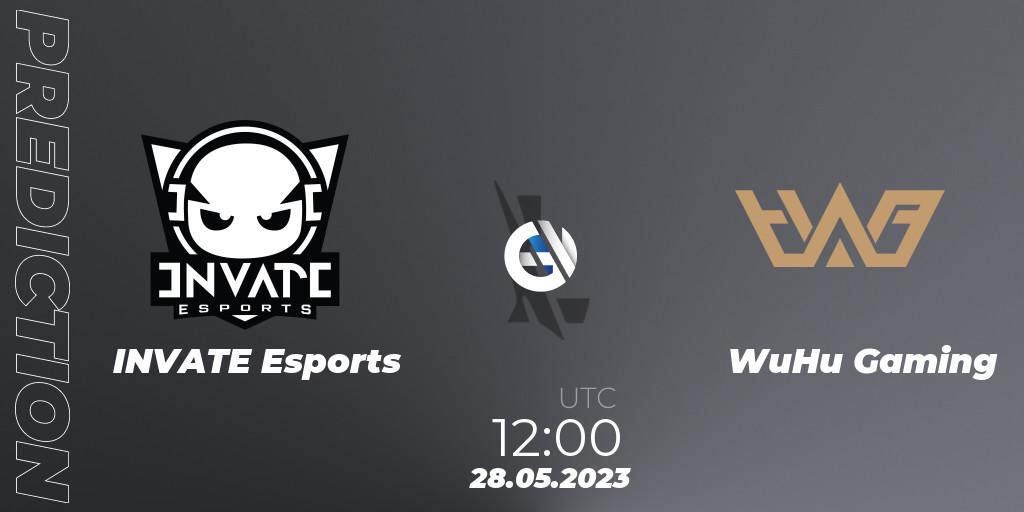 Prognose für das Spiel INVATE Esports VS WuHu Gaming. 28.05.23. Wild Rift - WRL Asia 2023 - Season 1 - Regular Season
