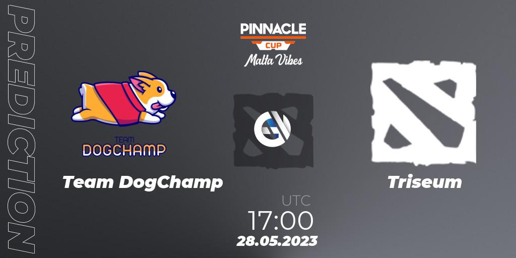 Prognose für das Spiel Team DogChamp VS Triseum. 28.05.23. Dota 2 - Pinnacle Cup: Malta Vibes #2
