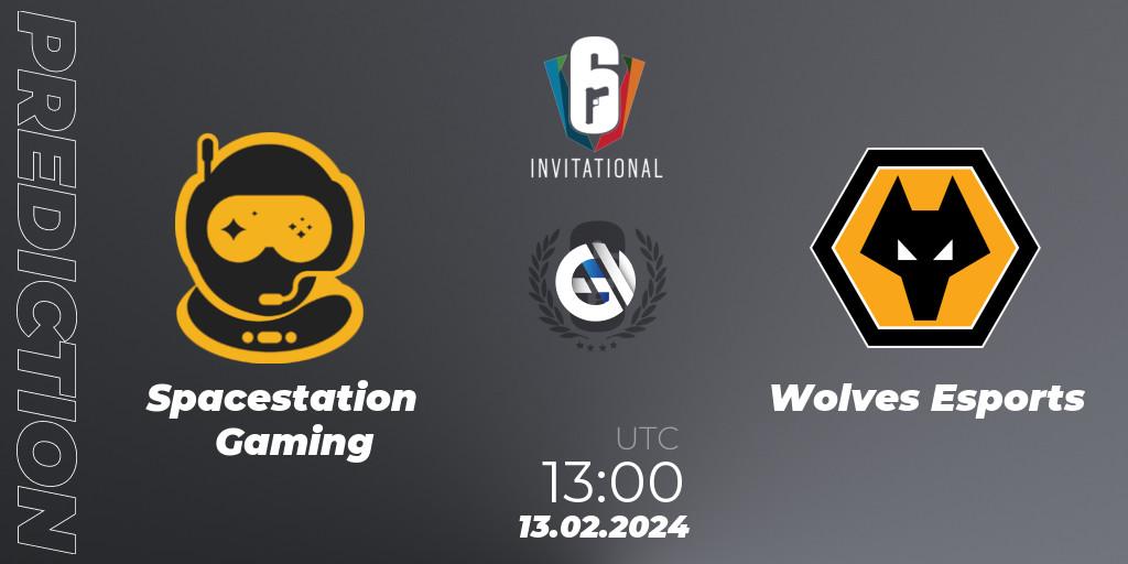Prognose für das Spiel Spacestation Gaming VS Wolves Esports. 13.02.24. Rainbow Six - Six Invitational 2024 - Group Stage