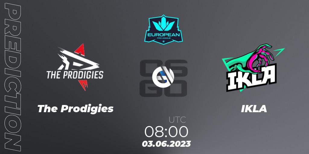 Prognose für das Spiel The Prodigies VS IKLA. 03.06.23. CS2 (CS:GO) - European Pro League Season 8