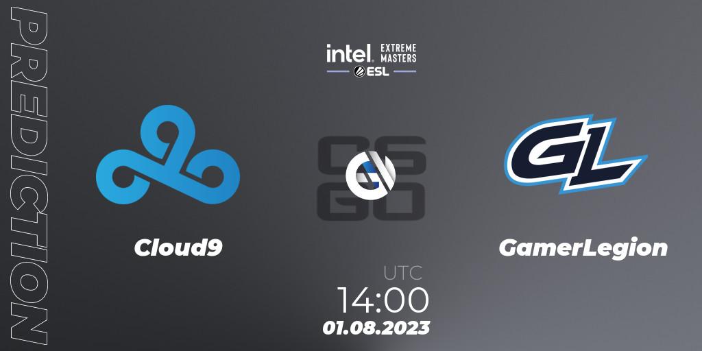 Prognose für das Spiel Cloud9 VS GamerLegion. 01.08.23. CS2 (CS:GO) - IEM Cologne 2023