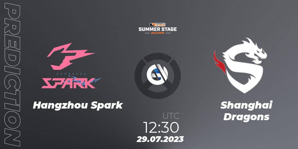 Prognose für das Spiel Hangzhou Spark VS Shanghai Dragons. 29.07.23. Overwatch - Overwatch League 2023 - Summer Stage Qualifiers