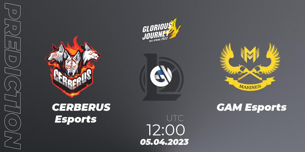 Prognose für das Spiel CERBERUS Esports VS GAM Esports. 05.04.23. LoL - VCS Spring 2023 - Group Stage