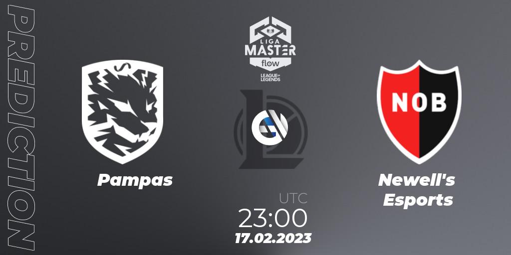 Prognose für das Spiel Pampas VS Newell's Esports. 17.02.23. LoL - Liga Master Opening 2023 - Group Stage