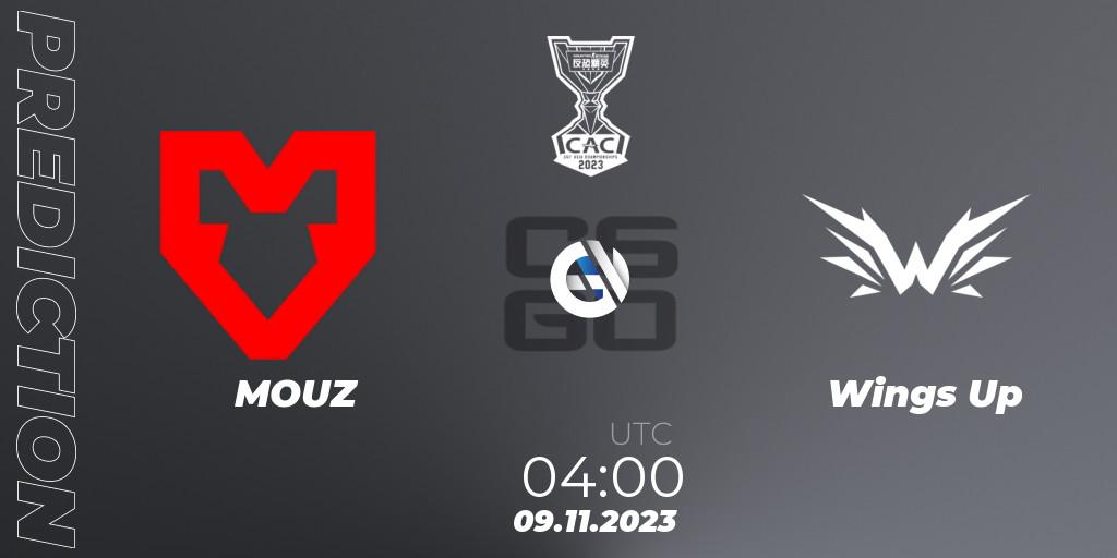 Prognose für das Spiel MOUZ VS Wings Up. 09.11.23. CS2 (CS:GO) - CS Asia Championships 2023