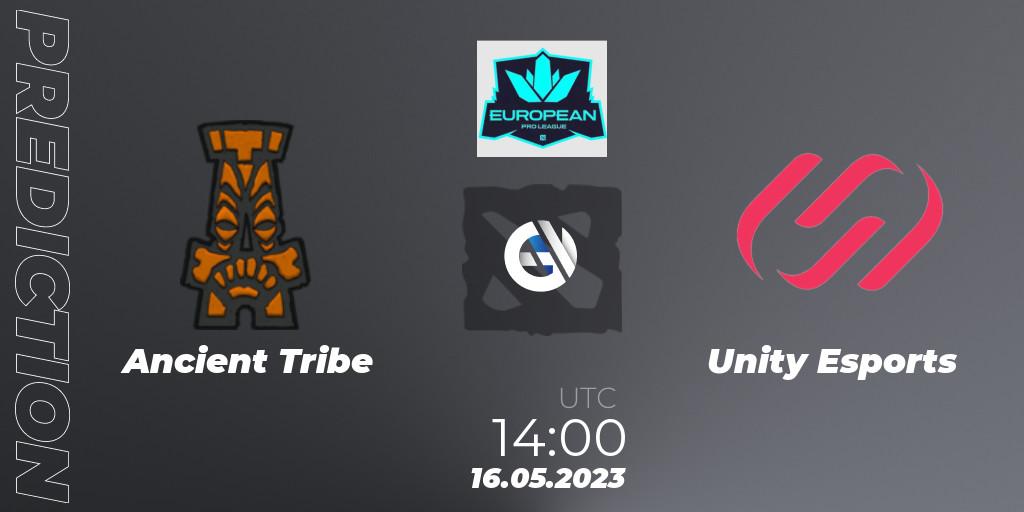Prognose für das Spiel Ancient Tribe VS Unity Esports. 16.05.23. Dota 2 - European Pro League Season 9
