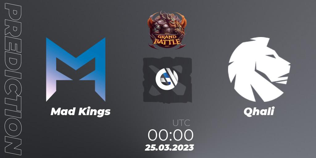 Prognose für das Spiel Mad Kings VS Qhali. 24.03.23. Dota 2 - Grand Battle