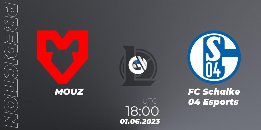 Prognose für das Spiel MOUZ VS FC Schalke 04 Esports. 01.06.23. LoL - Prime League Summer 2023 - Group Stage