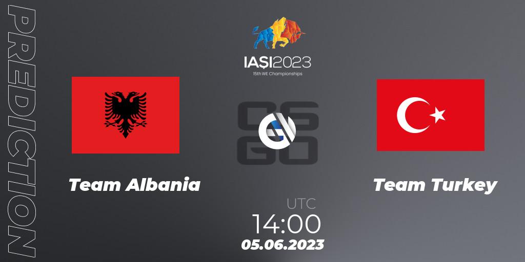 Prognose für das Spiel Team Albania VS Team Turkey. 05.06.23. CS2 (CS:GO) - IESF World Esports Championship 2023: Eastern Europe Qualifier