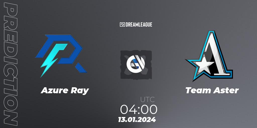 Prognose für das Spiel Azure Ray VS Team Zero (CN). 13.01.24. Dota 2 - DreamLeague Season 22: China Closed Qualifier