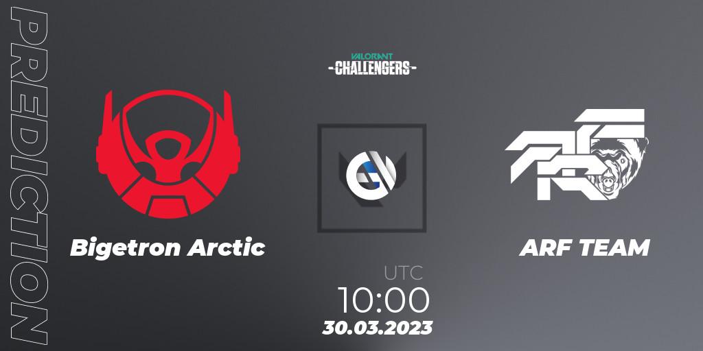 Prognose für das Spiel Bigetron Arctic VS ARF TEAM. 30.03.23. VALORANT - VALORANT Challengers 2023: Indonesia Split 2