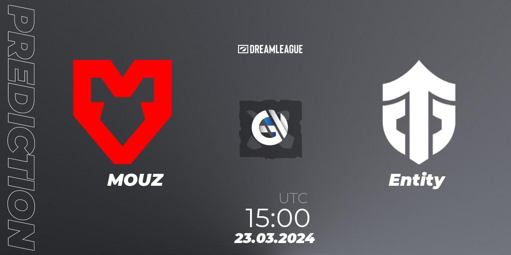 Prognose für das Spiel MOUZ VS Entity. 23.03.24. Dota 2 - DreamLeague Season 23: Western Europe Closed Qualifier