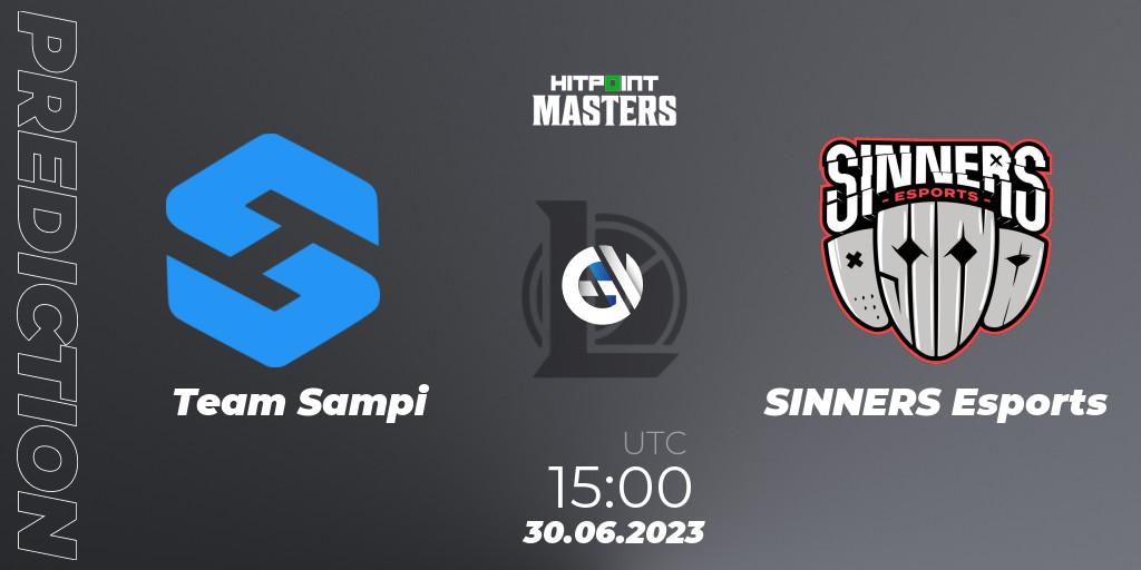 Prognose für das Spiel Team Sampi VS SINNERS Esports. 30.06.23. LoL - Hitpoint Masters Summer 2023 - Group Stage