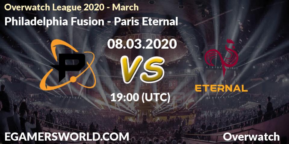 Philadelphia Fusion VS Paris Eternal