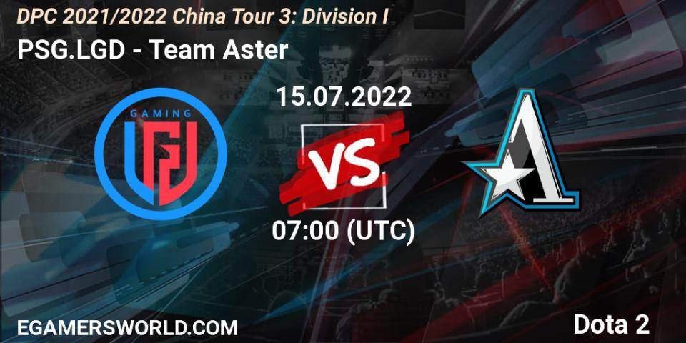 PSG.LGD VS Team Aster