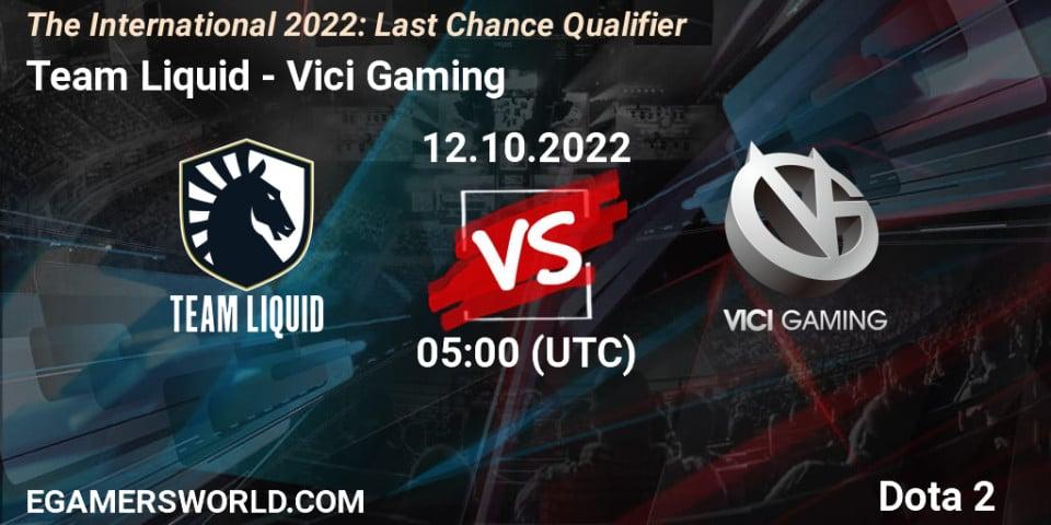 Team Liquid VS Vici Gaming