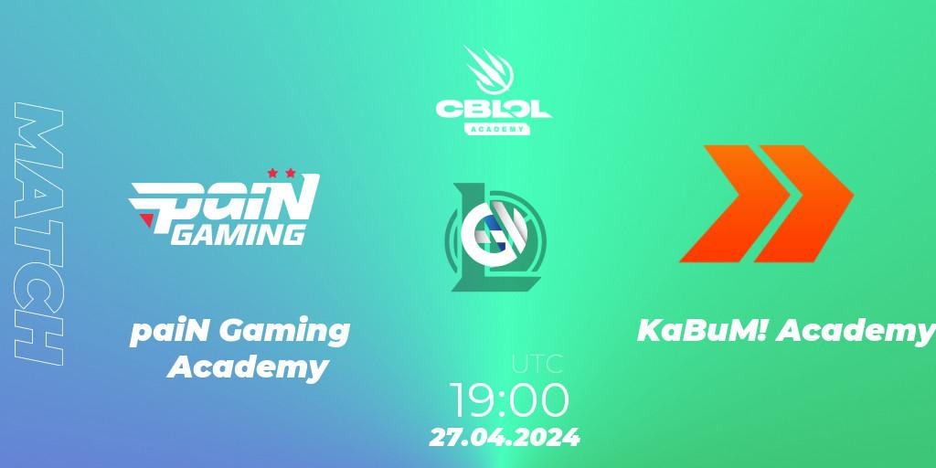 paiN Gaming Academy VS KaBuM! Academy