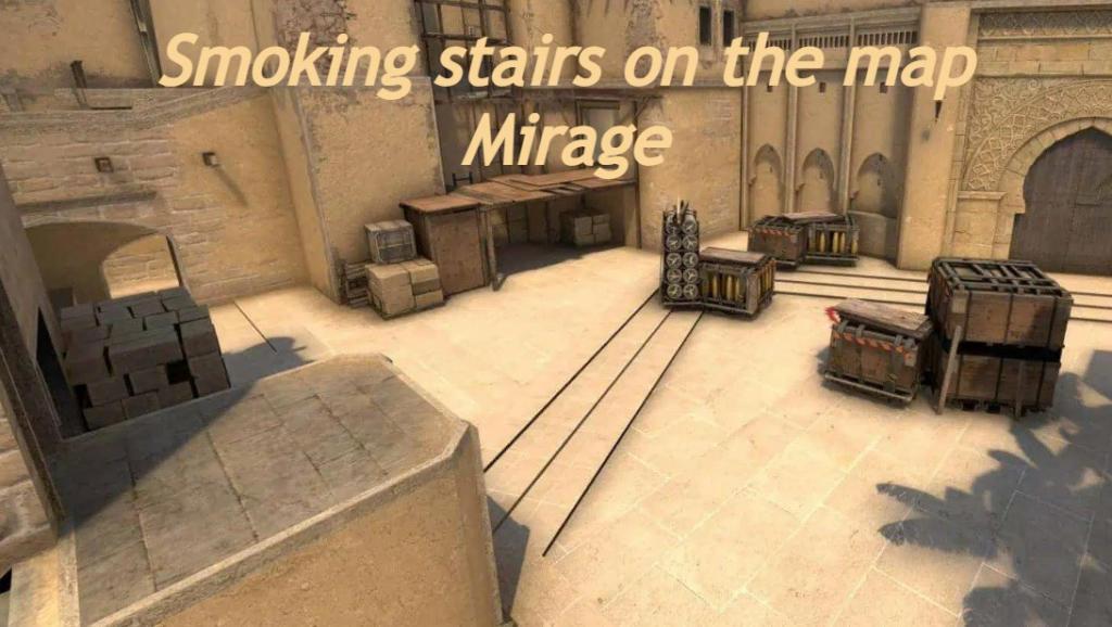 Rauch auf den Köpfen auf der Karte Mirage