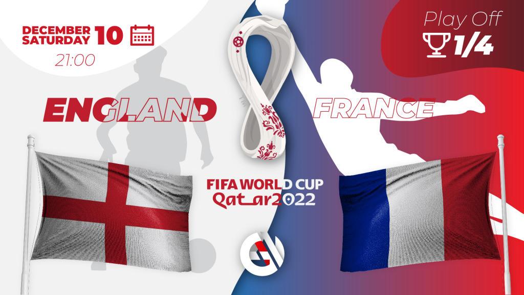 England - Frankreich: Vorhersage und Wette auf die Weltmeisterschaft 2022 in Katar