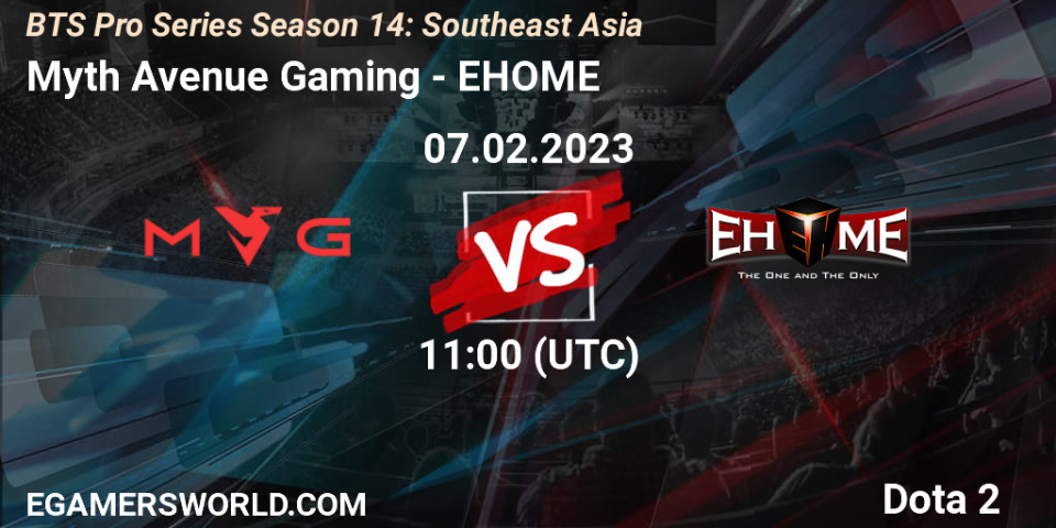 EHOME vs MYTH AVENUE GAMING - CRAZY GAMES - BTS Pro Series Season