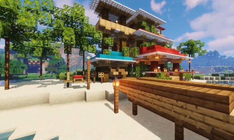 Some Best Mansions and Beach House In Minecraft World. Photo 1