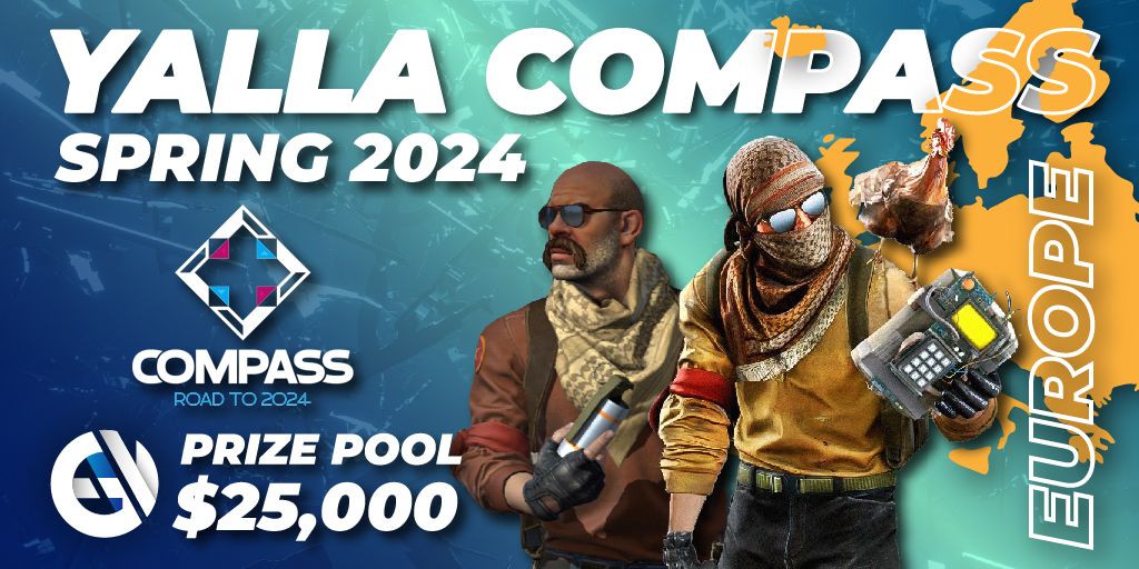 YaLLa Compass Spring 2024, CS2 (CSGO) Turnier Spielplan, Ergebnisse